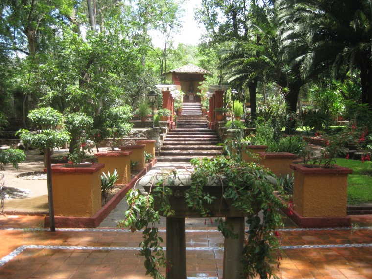 Garden of hacienda